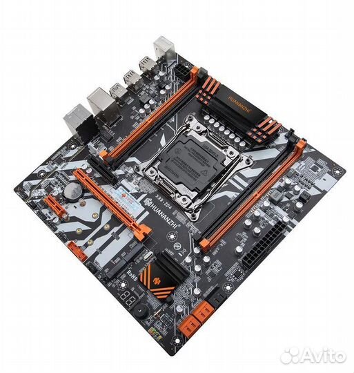 Материнская плата с процессором и памятью