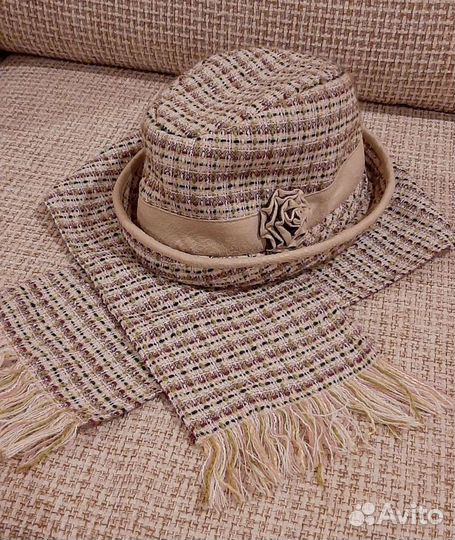 Шапка и шарф (весна, осень)