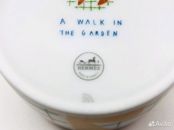 Набор чайных пар Hermes A walk in the garden ориг