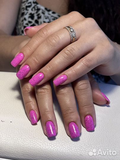 Маникюр наращивание ногтей