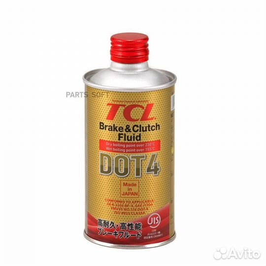 TCL 00840 Тормозная жидкость DOT 4 0,355 л
