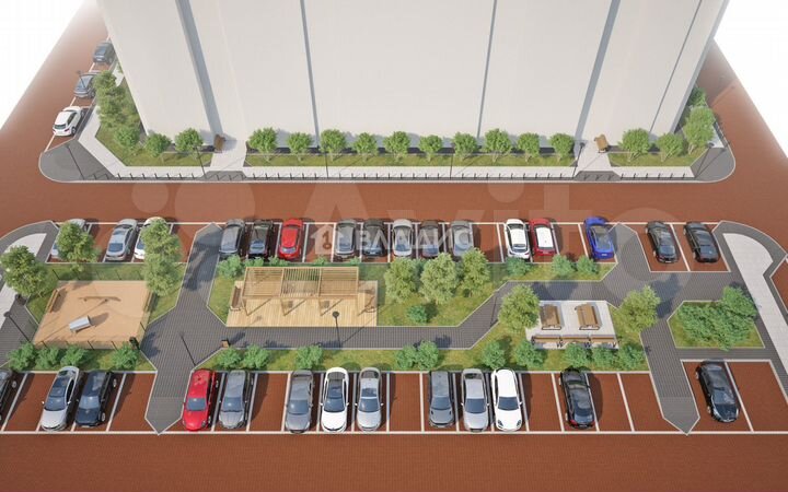 2-к. квартира, 64,7 м², 6/9 эт.