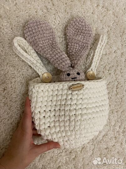 Корзина плетеная новая