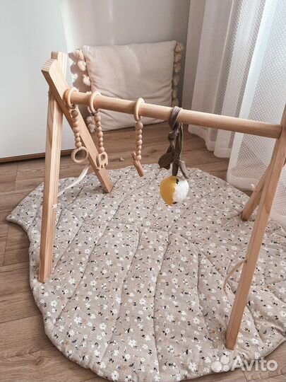 Коврик листик льняной