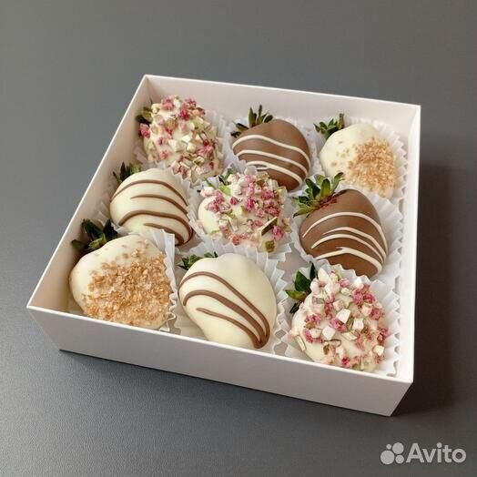 Клубника в шоколаде 9-12 ягод