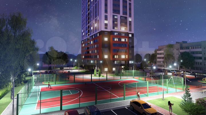 2-к. квартира, 55,4 м², 26/26 эт.