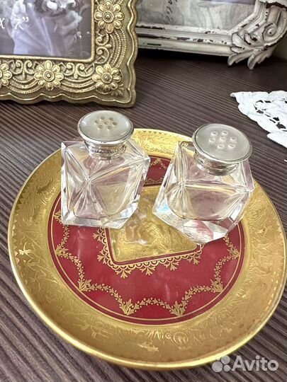 Солонка хрустальная