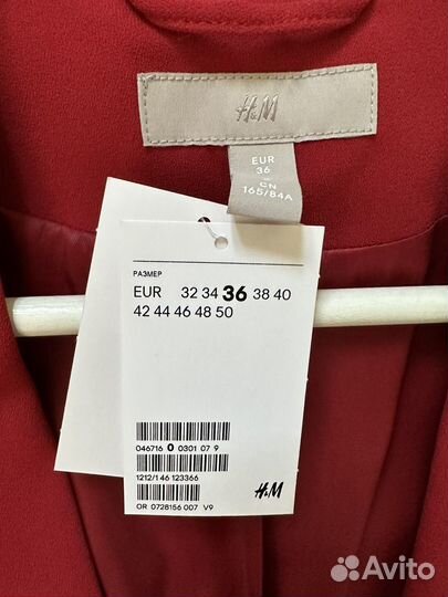 Пиджак новый h&m
