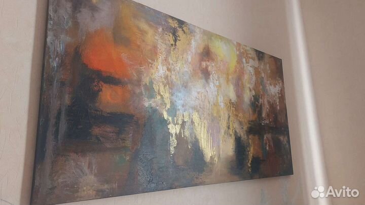 Картина абстракция большая