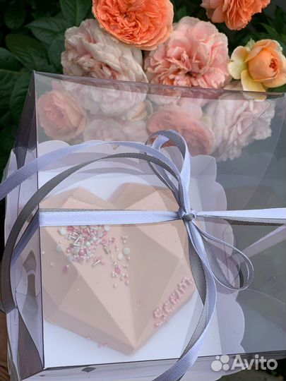 Шоколадное сердце на 14 февраля