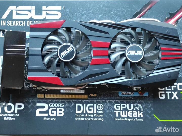 Видеокарта Asus GeForce GTX 760 (2 Gb)