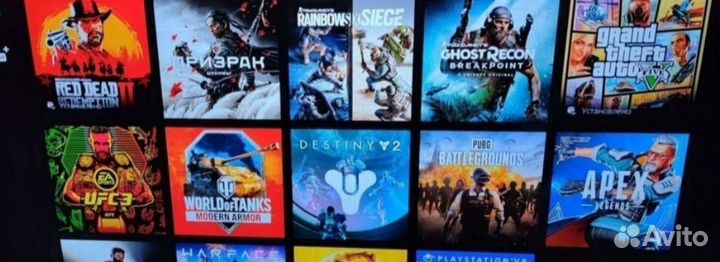 PS4 pro+2джойстика+игры