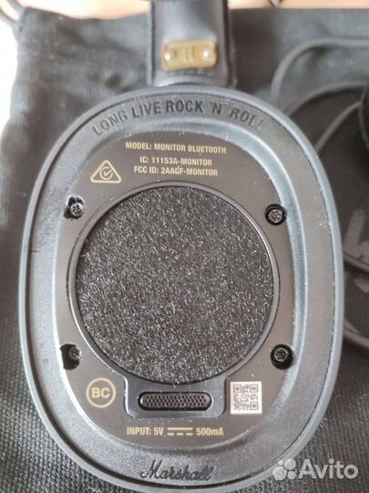 Беспроводные наушники Marshall monitor bluetooth