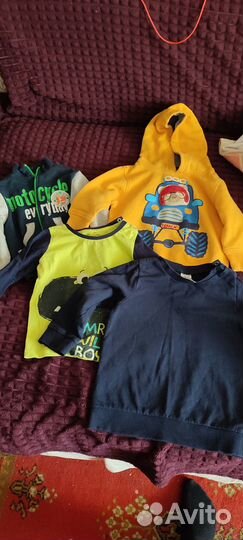 Детские вещи пакетом на мальчика 80 86