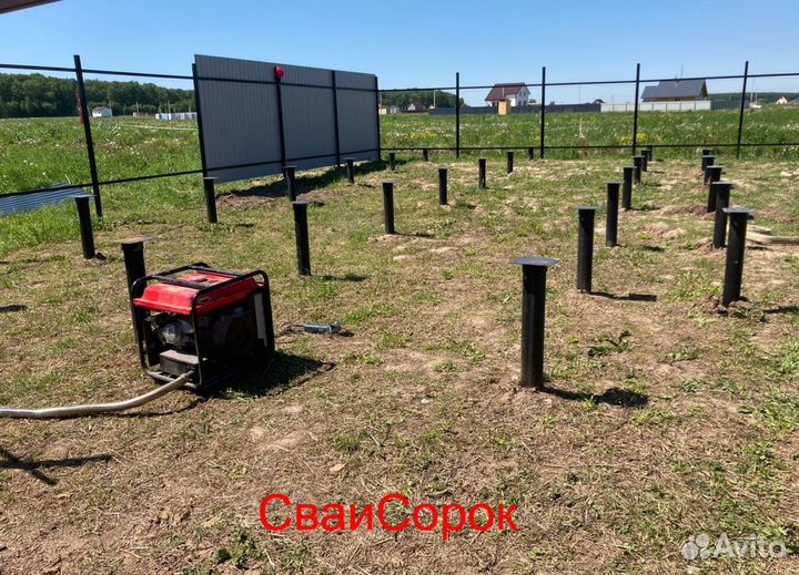 Винтовые сваи под ключ