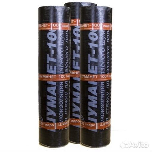Шуманет 100 Гидро, рулон 1*10 м, 5 мм
