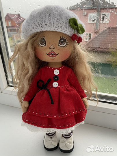 Текстильная интерьерная кукла