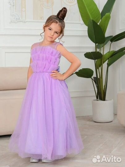 Платье нарядное 122-128,128-134