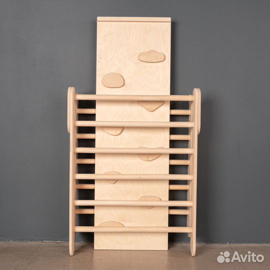 Треугольник Пиклера детский с горкой-сколодромом