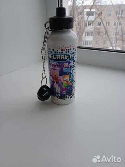 Бутылочка алюминиевая для питья и школы