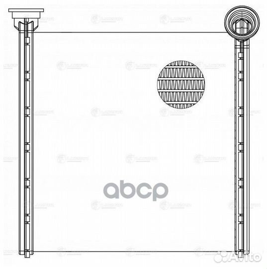 Радиатор отопителя VAG A3/golf/octavia 1.2T-1.8