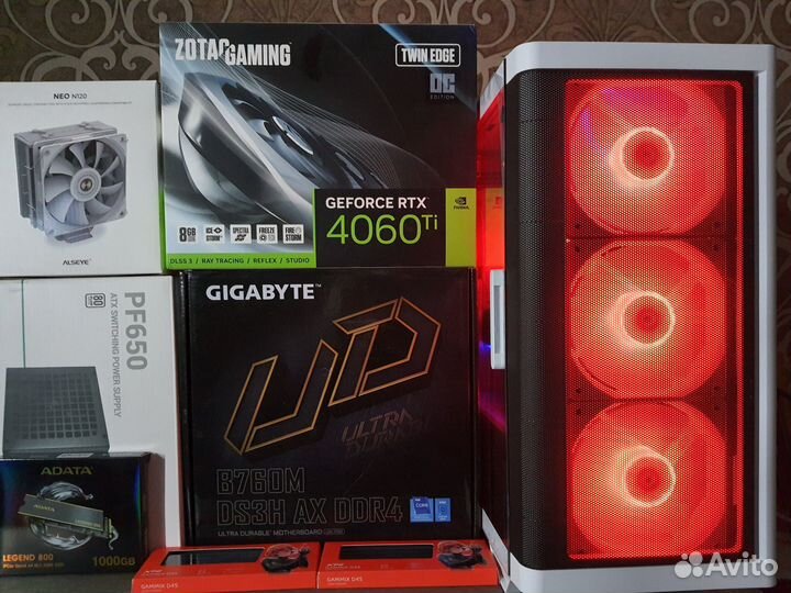 Оптимальный Core i5 13400F/32GB/1Tb/WiFi+RTX4060Ti