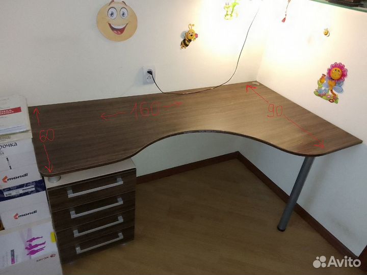 Угловой письменный стол бу