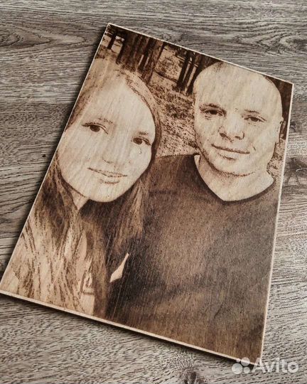 Выжигание портретов по дереву