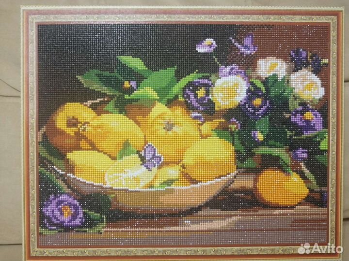 Картина из алмазной мазайки 50*40