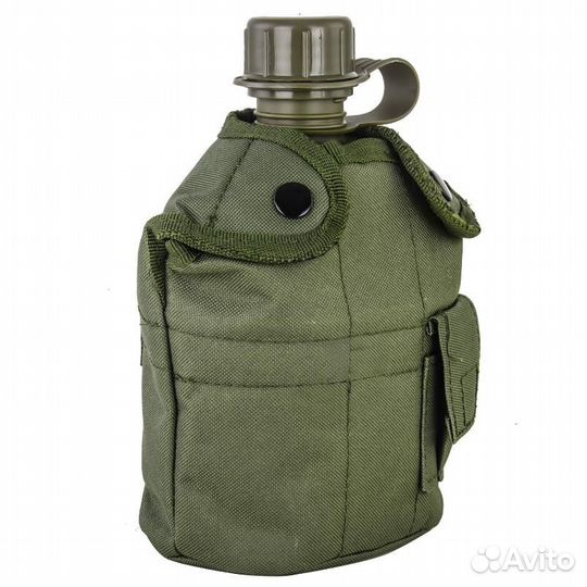 Одноквартовая фляжка с подстаканником 