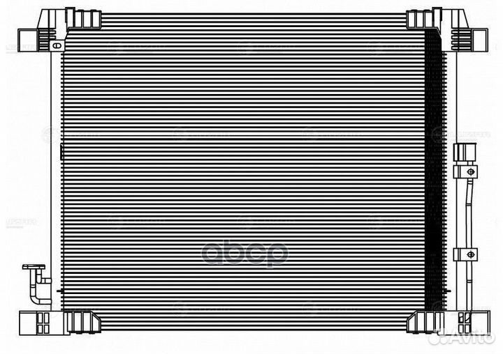 Радиатор кондиционера (конденсер) 'lrac14F0A luzar
