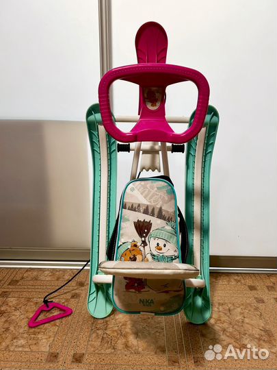 Снегокат для девочки nika kids