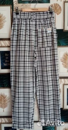 Брюки в клетку 2 пары bershka (Турция) 42