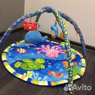 Развивающий коврик подводный мир
