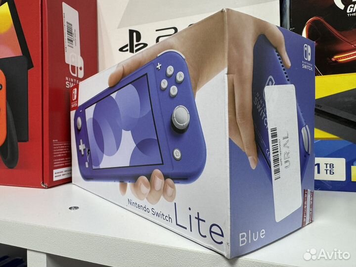 Новая Nintendo Switch Lite синяя / Гарантия