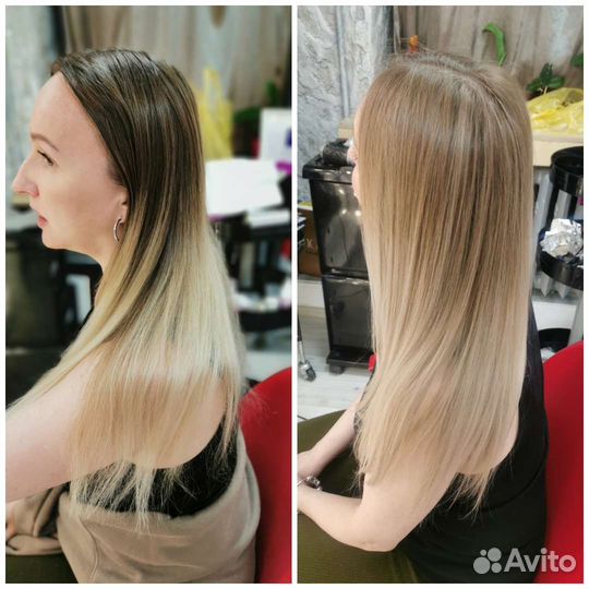 Окрашивание волос на длинные волосы качественно