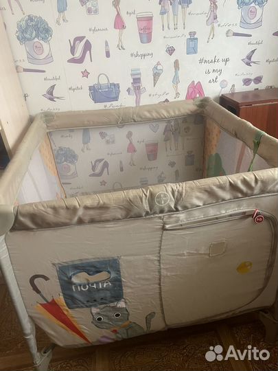 Манеж детский складной