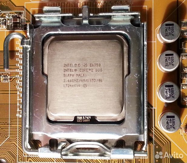 MB Asus P5B (s775) + Core2 Duo E6750 + DDR2 1Gbх2
