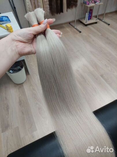 Волосы для наращивания 70 см блонд