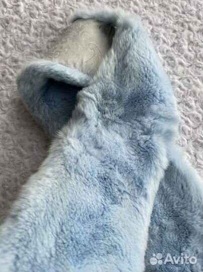 Шарф их меха кролика