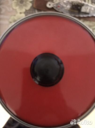 Кастрюля эмалированная новая