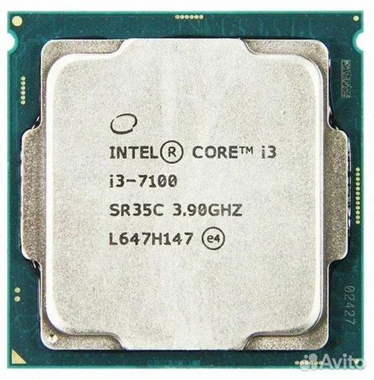 Материнская плата + процессор, core i3 7100