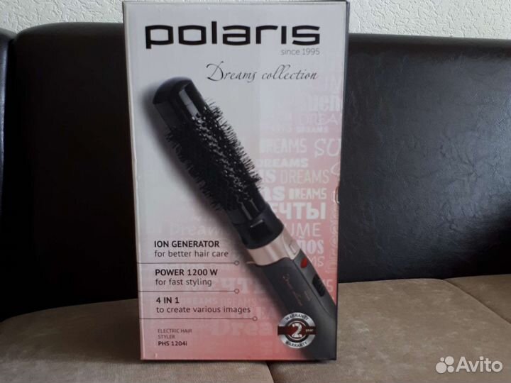 Фен-расческа электрический polaris