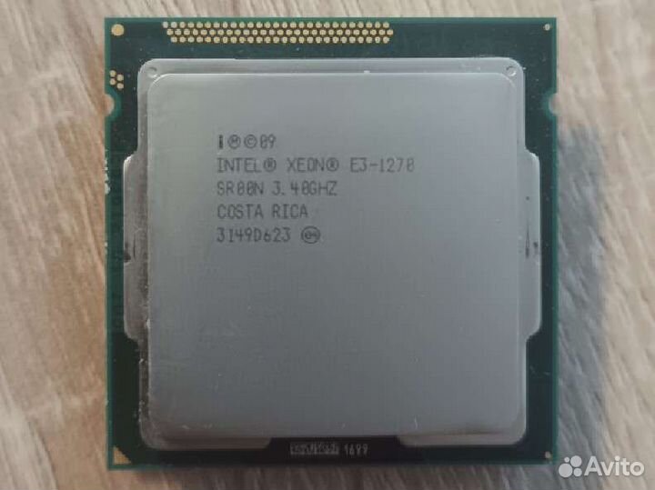 Процессор Intel Xeon E3-1270