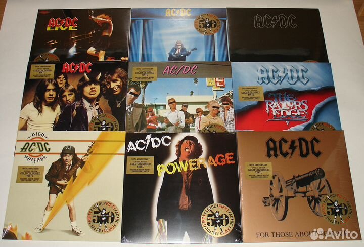 AC/DC (Gold Metallic) LP Accept