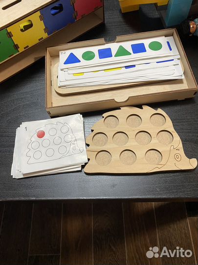 Сортер и пазлы, развивающие игрушки