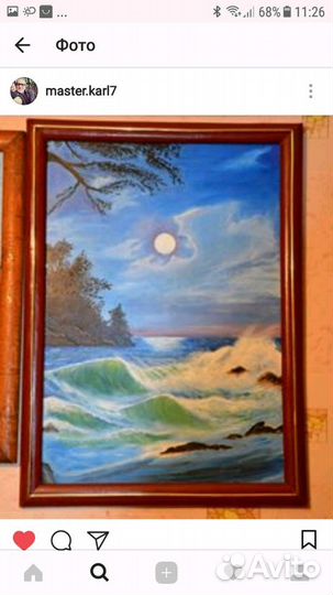 Масляные картины нарисованные художником