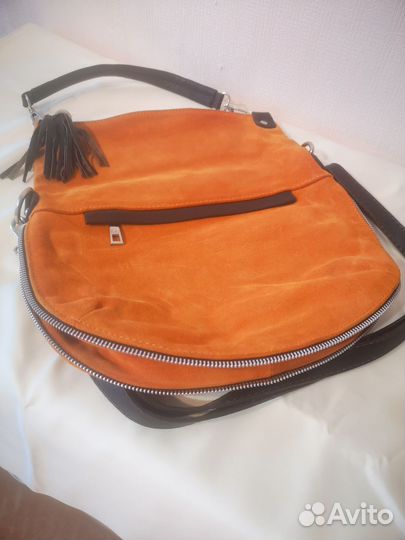 Сумка женская натуральная замша, новая
