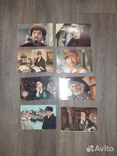 Открытки актеров 191 шт. (за все)