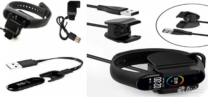 Зарядка для Mi Band 3-4-5 новая